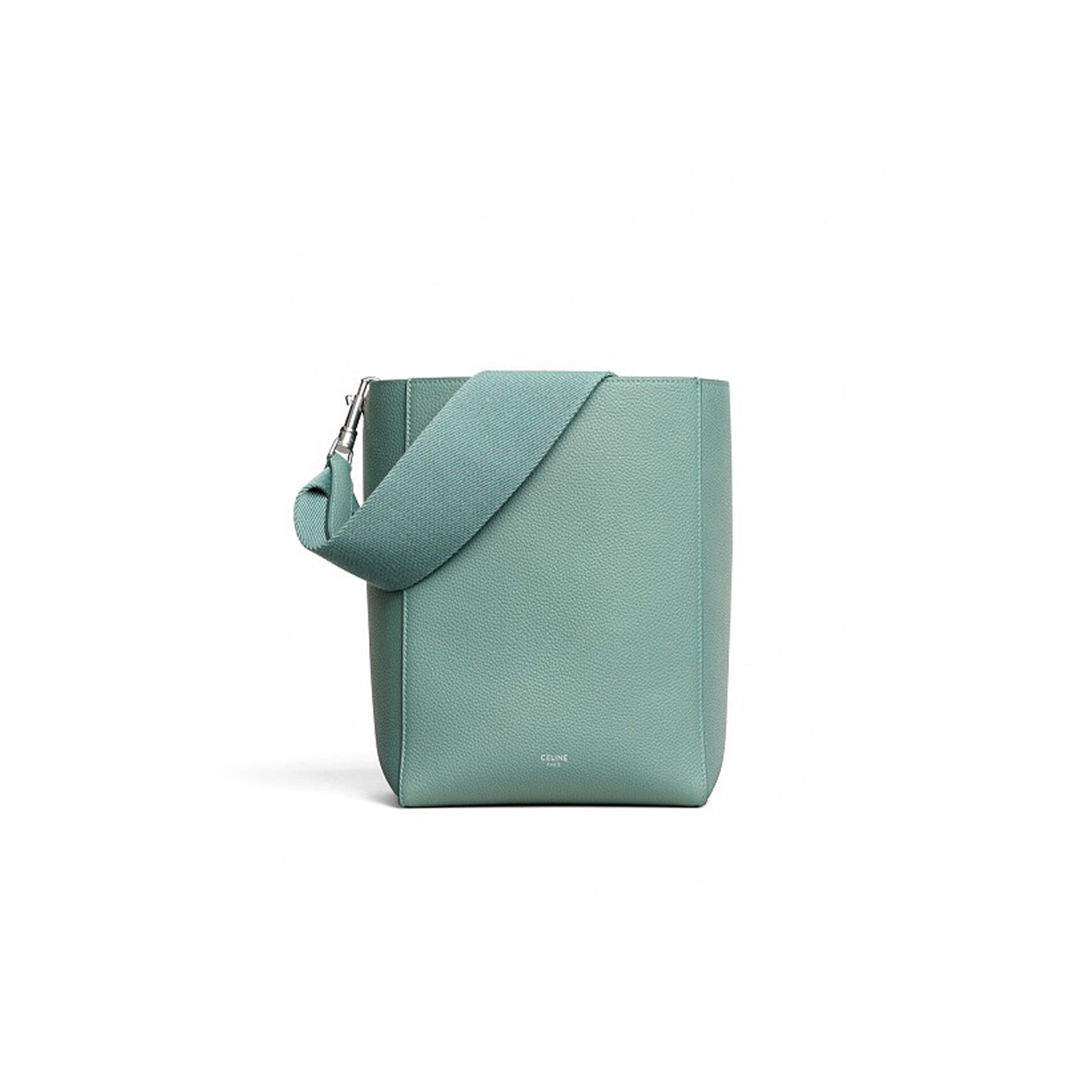 CELINE SMALL BUCKET BAG IN SANGLE SEAU PEBBLED CALFSKIN 189303AH4.31AW (25*18*12cm)